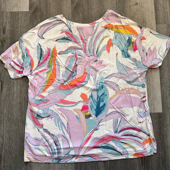 Soma Multicolor Short Sleeved Pajama Top - Picture 4 of 6